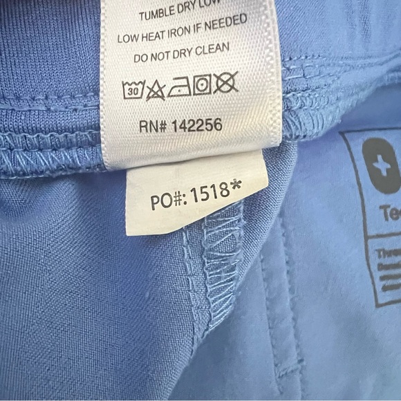 FIGS Zamora Jogger High Waisted Scrub Pants L Ceil Blue - Picture 4 of 6